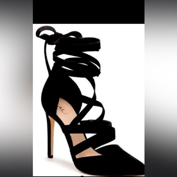 ALDO pointed toe pumps black suede - Picture 1 of 6